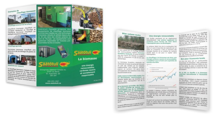 Brochure sur le chauffage biomasse, une énergie renouvelable