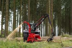 TP 270 PTO K woodchipper for logs up to 10.6 inch in diameter